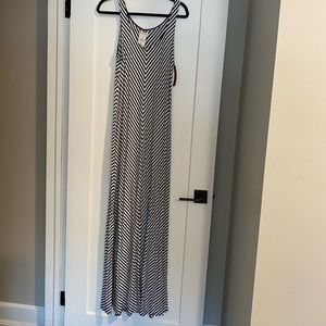 Striped maxi dress